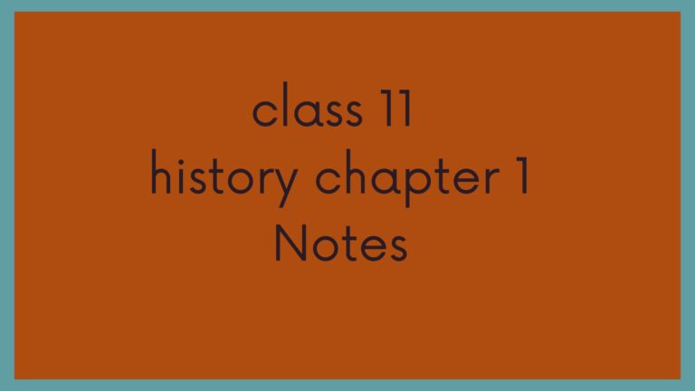Class 12 History Chapter 1 Notes Writing and City Life