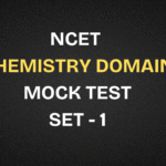 NCET 2026 Chemistry Domain Free Mock Test | Set 1